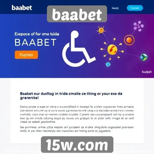 Acessibilidade no site de jogos baabet em foco