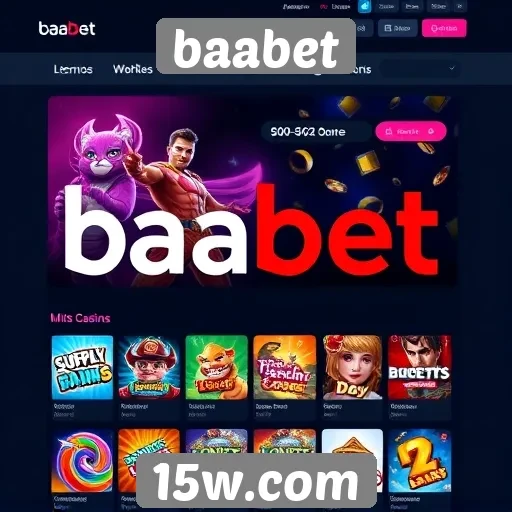 Interface de usuário do site baabet é amigável